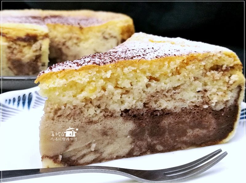 烘焙筆記│可可乳酪蛋糕，減糖減油不減風味的綿柔蛋糕(附實作影片)