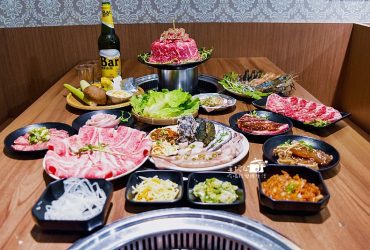板橋吃到飽│燒惑燒肉 平日活動按讚分享送5國蝦+生日送和牛蛋糕，百樣海陸食材一試成主顧
