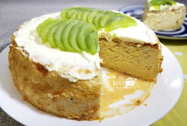 烘焙筆記│奇異果魔法蛋糕，保留塊狀的蛋白霜才能製造不同層次的口感(附實作影片)