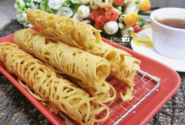 烘焙筆記│蕾絲蛋捲，現做現吃的酥脆美感就是傳說中的幸福