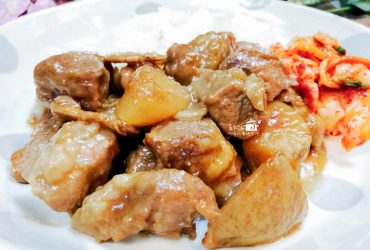 烹飪筆記│馬鈴薯燒肉，肉與白飯的組合就是秒殺的好對手!