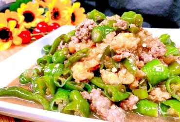 烹飪筆記│炸蛋香椒，不會辣的辣椒有豐富維生素C的蔬菜