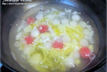 烹飪筆記│桂花酒釀湯圓，好冷的冬天需要一碗熱的滋補的酒釀湯圓，5分鐘就能暖胃!