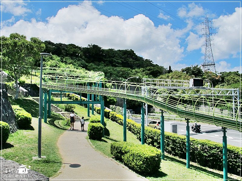 沖繩旅遊-普天滿宮 浦添大公園溜滑梯