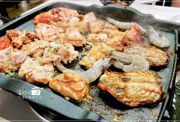 板橋自助鐵板燒吃到飽│好奇太郎，八色烤肉/蔬菜/海鮮/開胃小菜/飲料/甜點，創意料理吃到飽