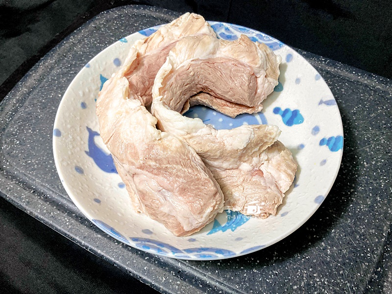 鹹菜筍炒肉片