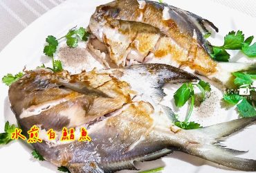 烹飪筆記│水煎白鯧魚，煎出漂亮的魚 魚皮不破 魚肉水嫩好吃
