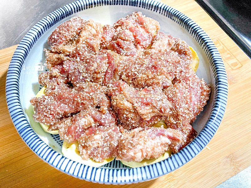 粉蒸梅花肉